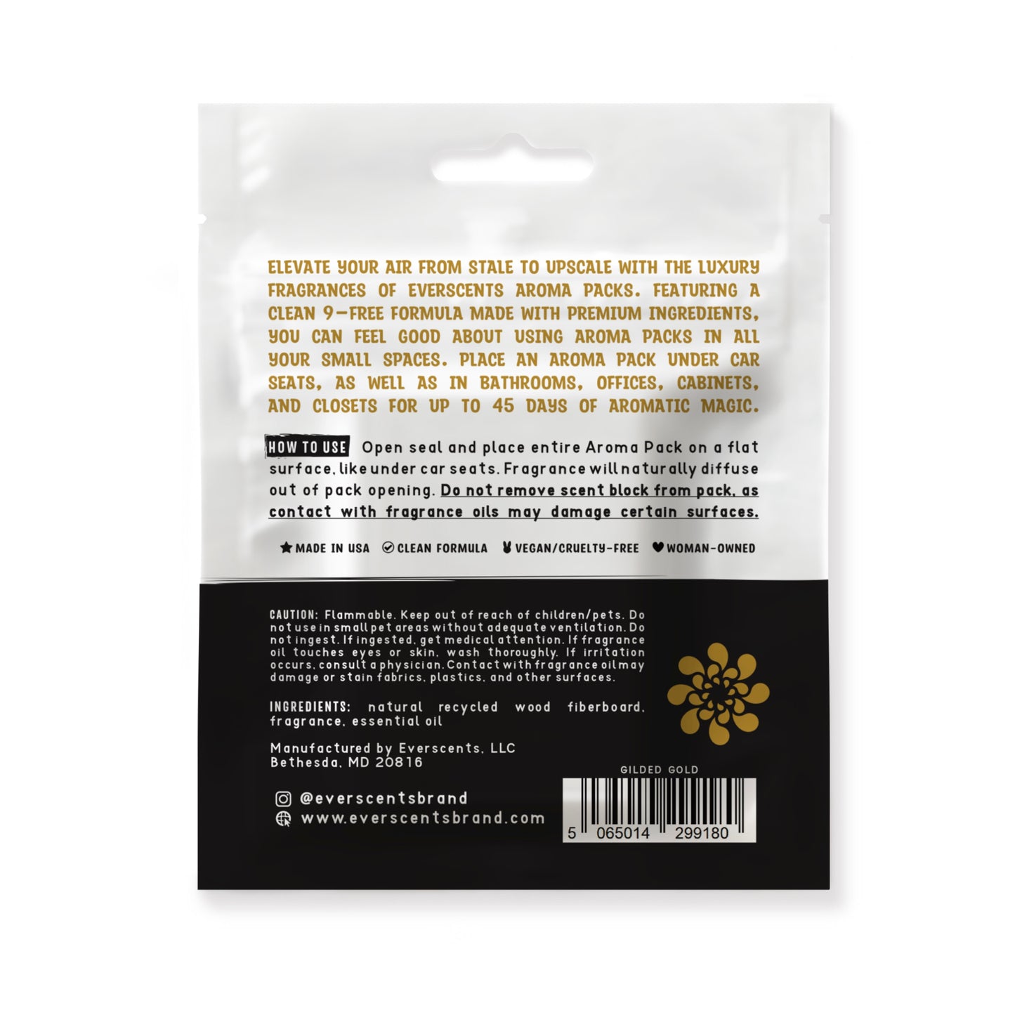 Gilded Gold Aroma Pack