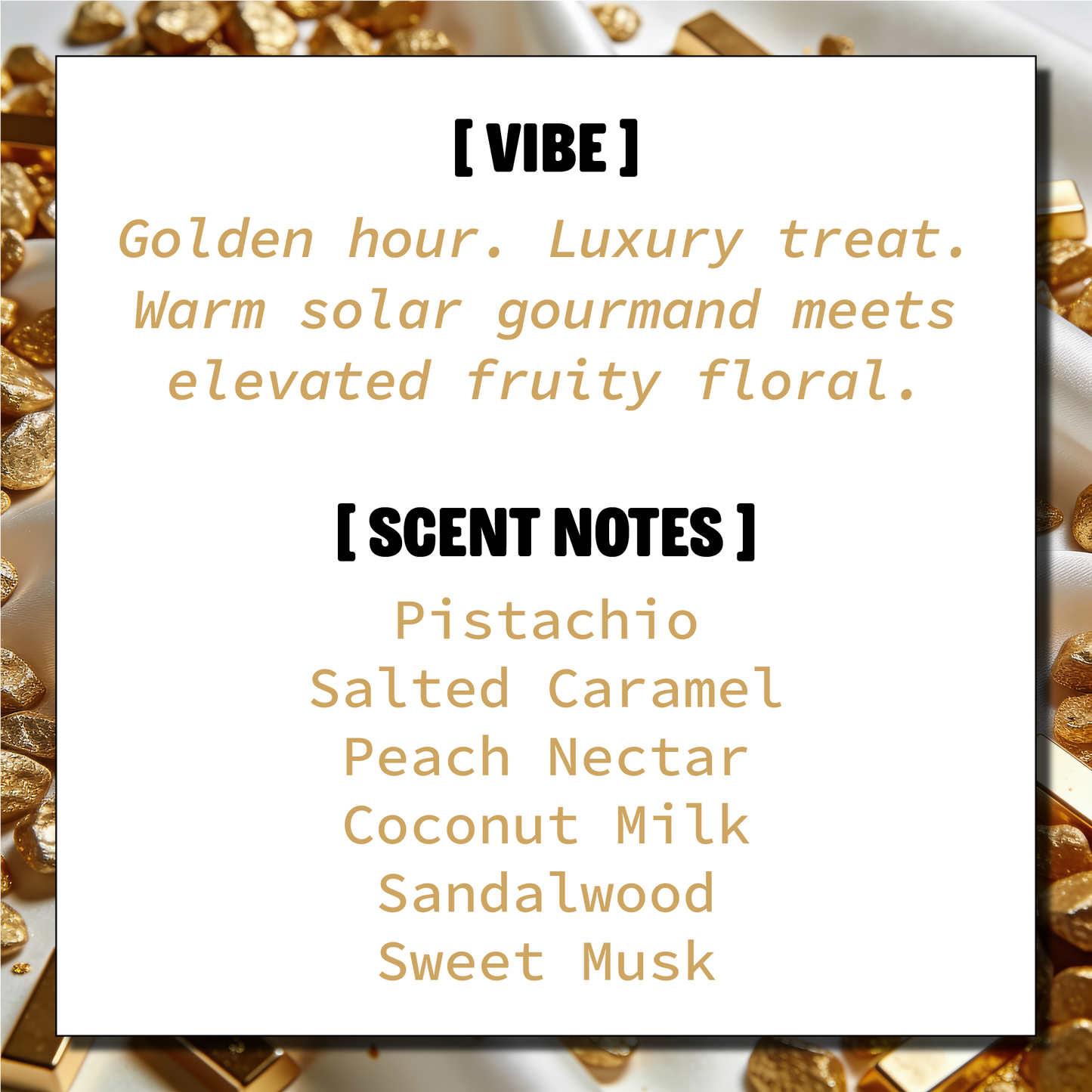 Gilded Gold Aroma Pack