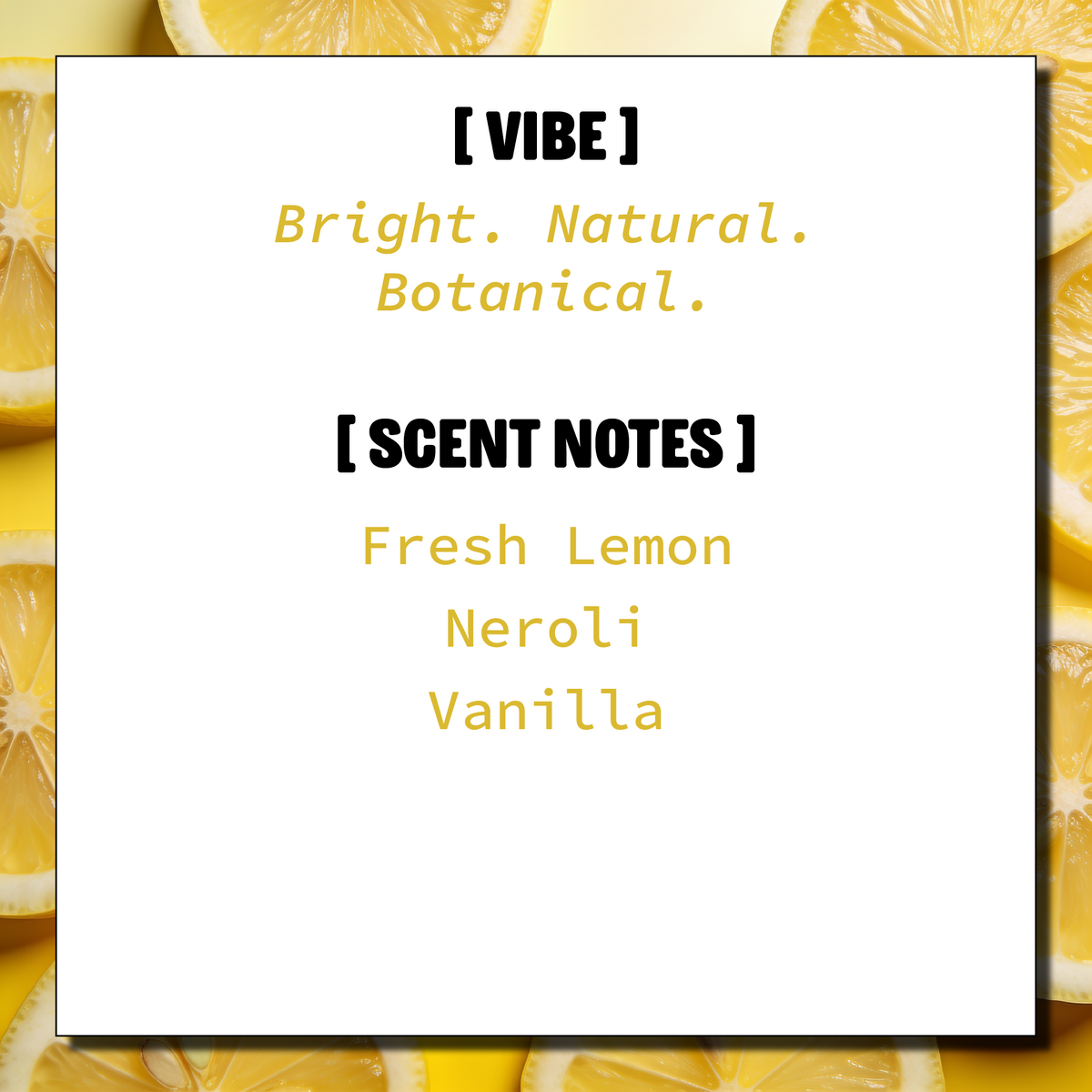 Lemon Aroma Pack